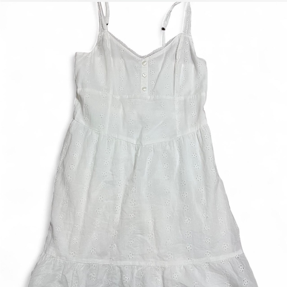 white hollister mini dress